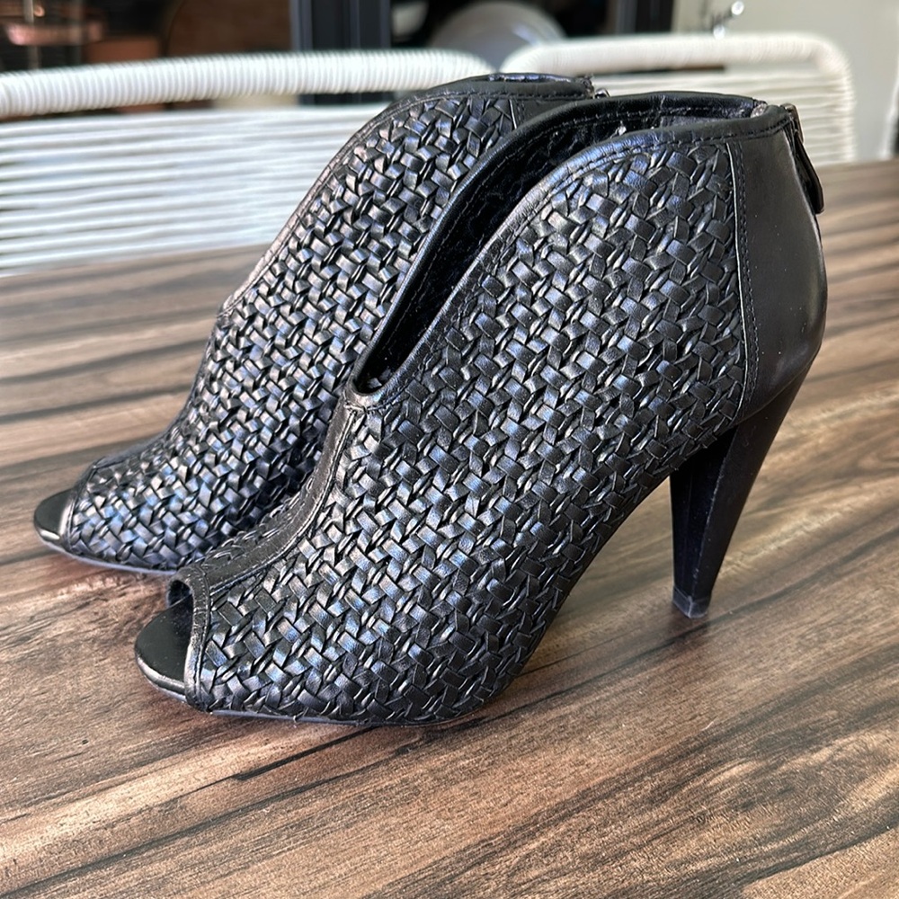 Vince Camuto Peep Toe Ankle Boots